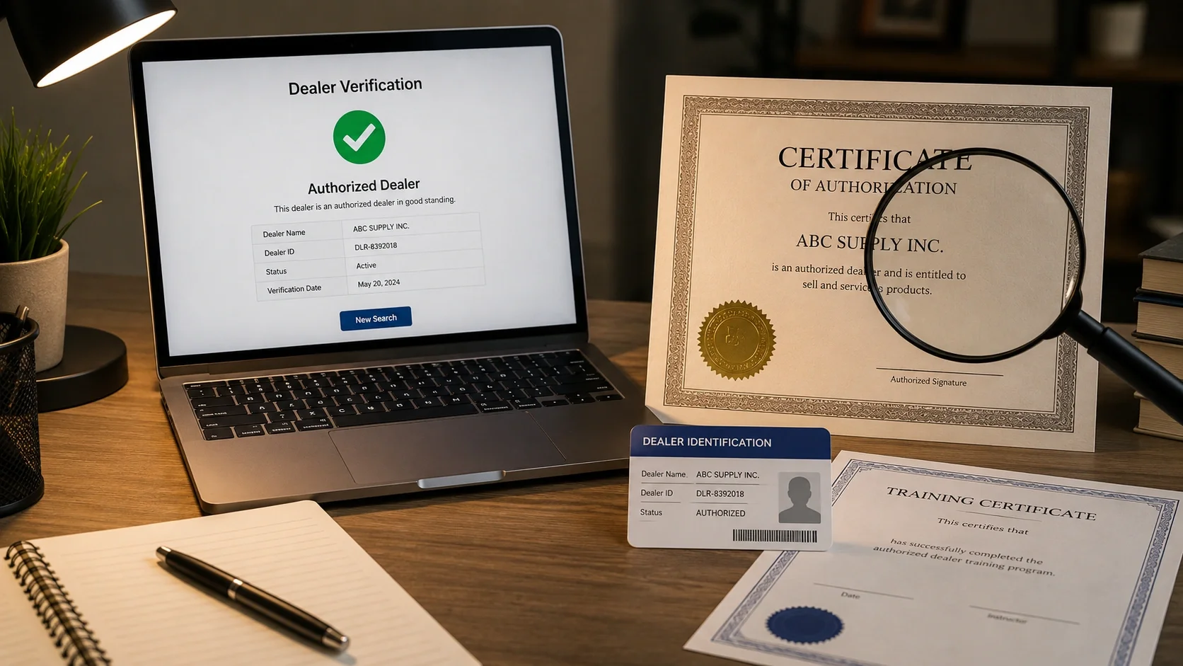 How to verify authorized Clack dealer status
