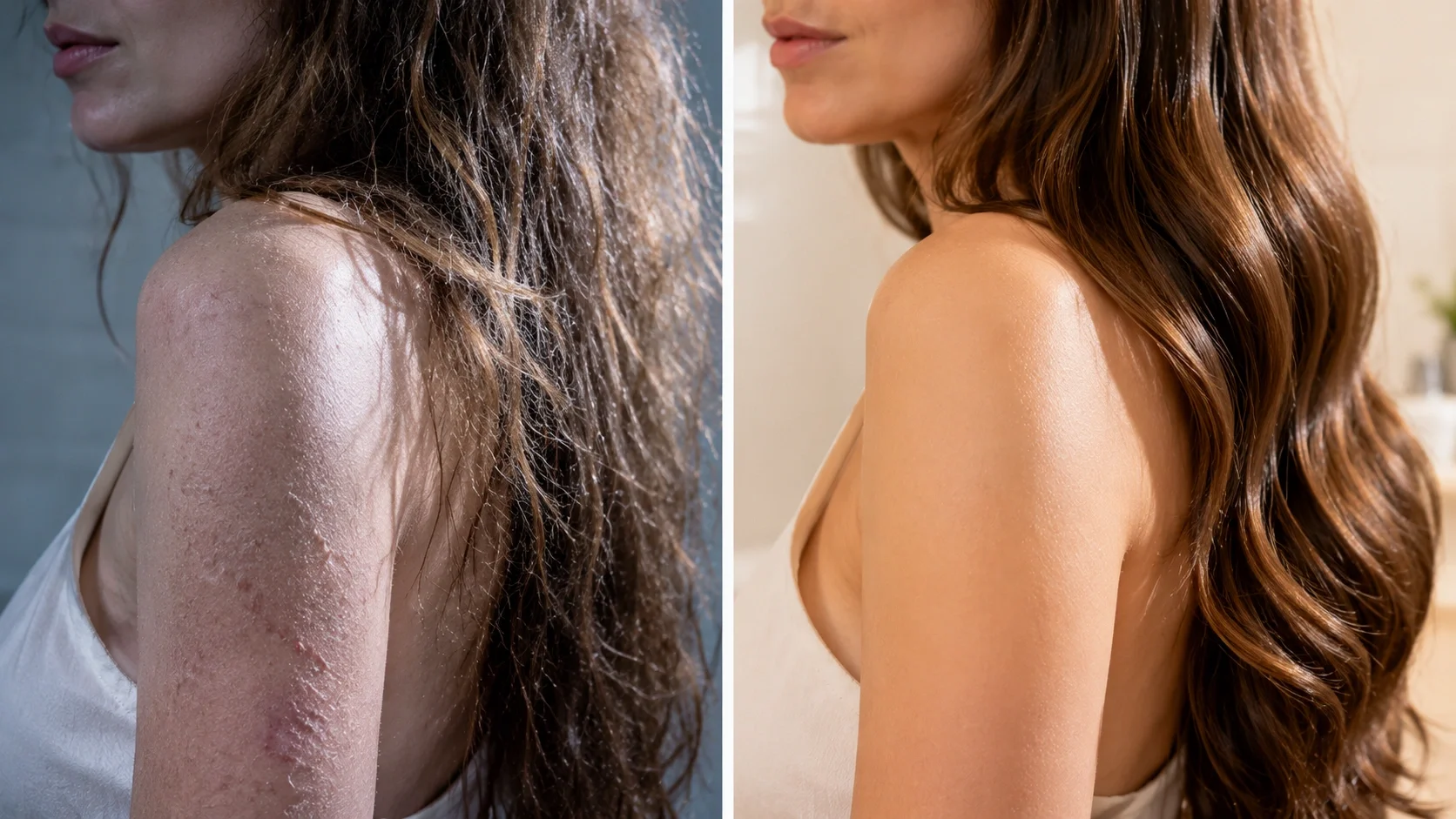 Hard water effects on skin and hair
