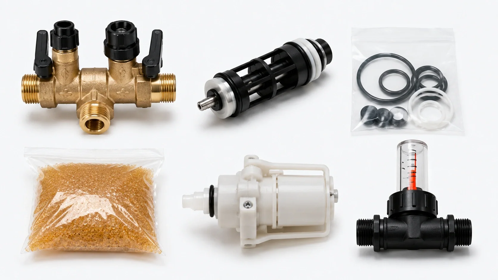 Wolverine water softener parts overview