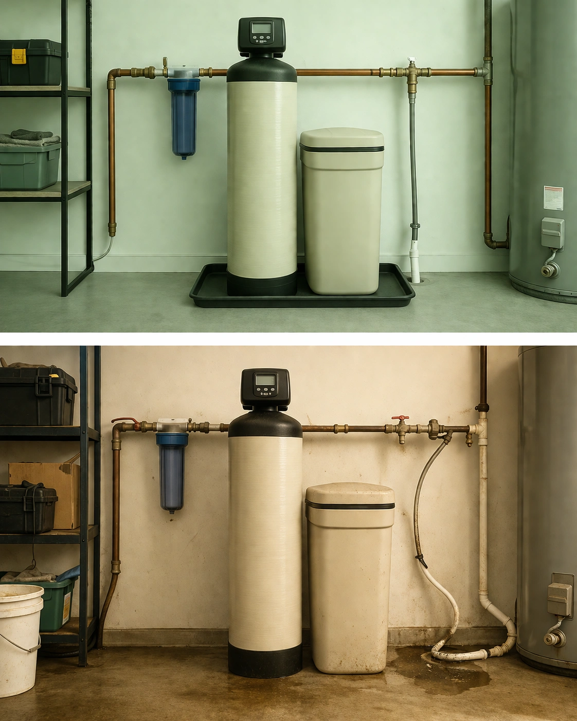 Comparison of professional vs DIY water softener installation