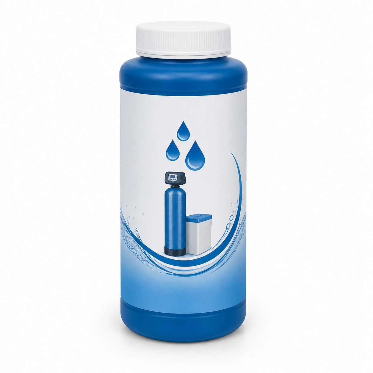 Water softener resin cleaner