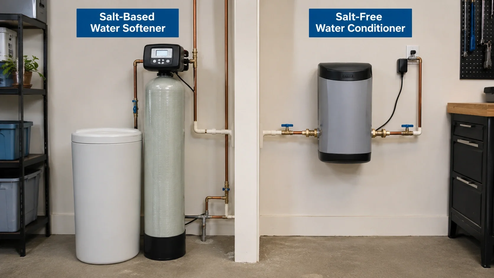 Salt vs Salt-Free Water Softener Comparison