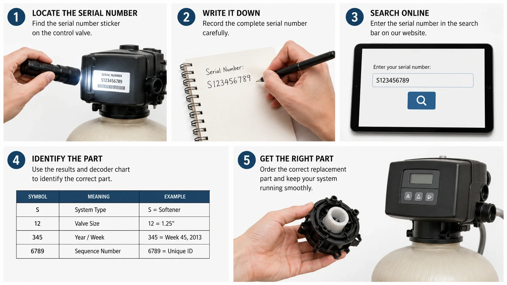 Step-by-step Culligan serial number lookup guide