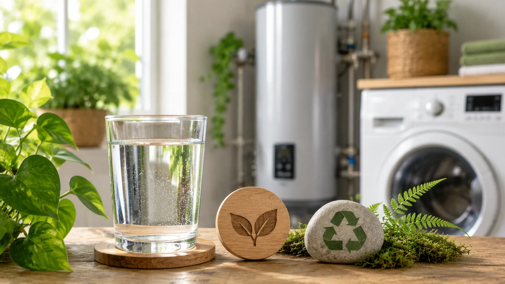 Environmental benefits of using soft water