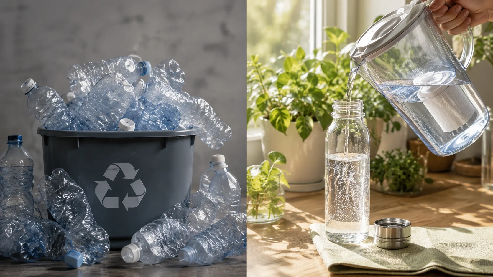 Environmental benefits of using water filters