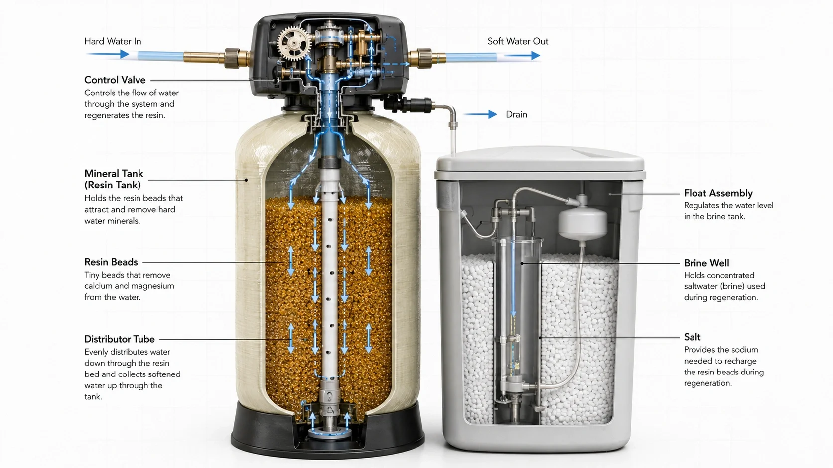 Understanding Culligan water softener components