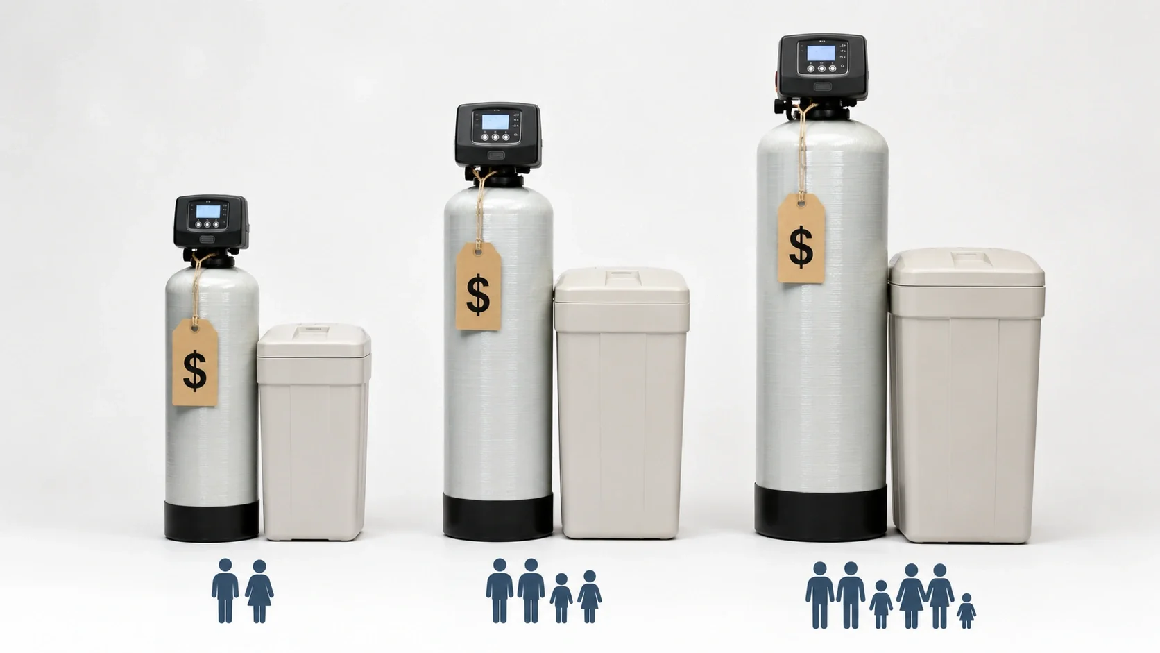 Water softener cost by household size