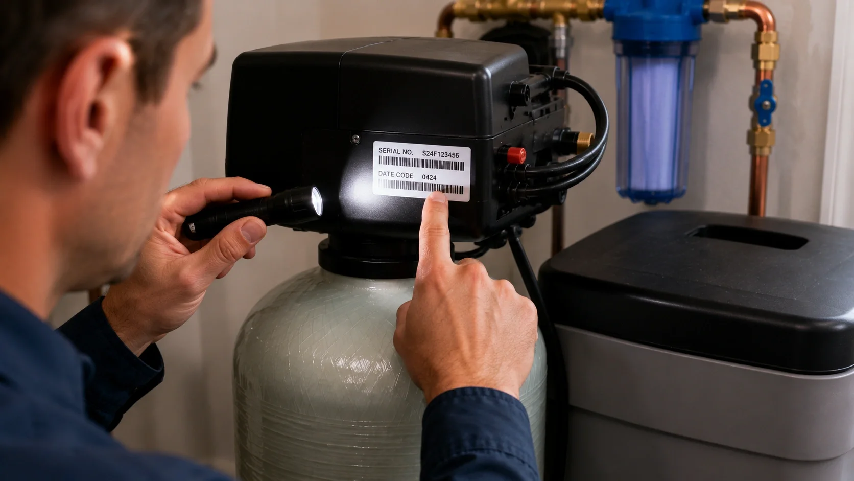 Water softener date code guide - how to find and decode manufacturing dates