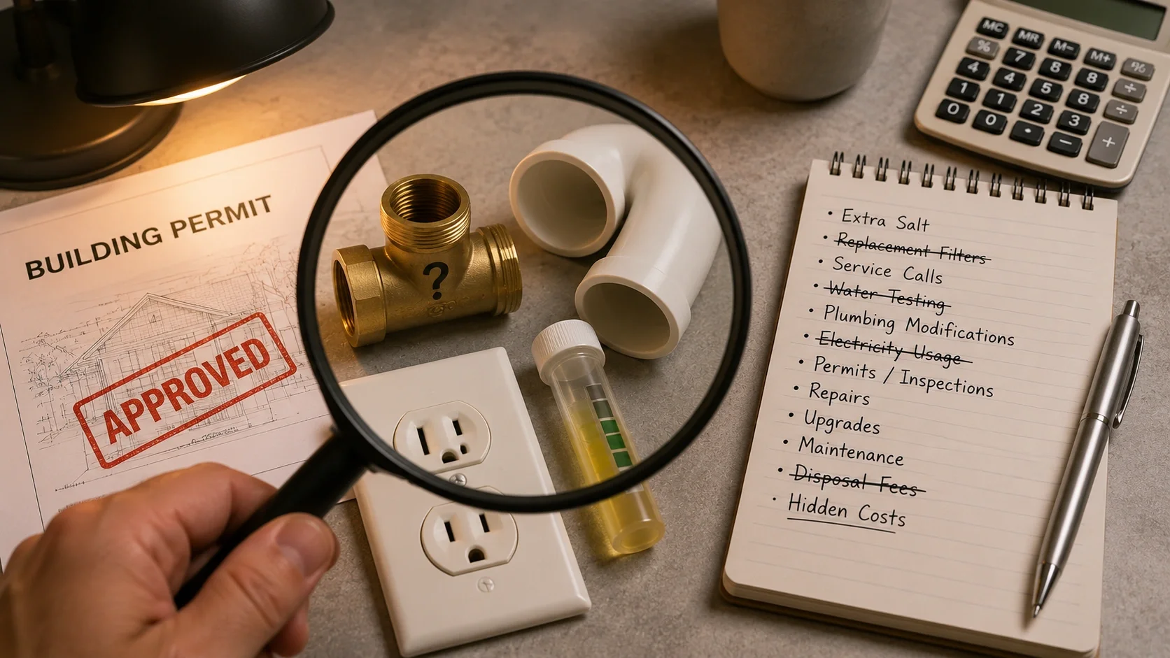 Hidden costs of water softener ownership