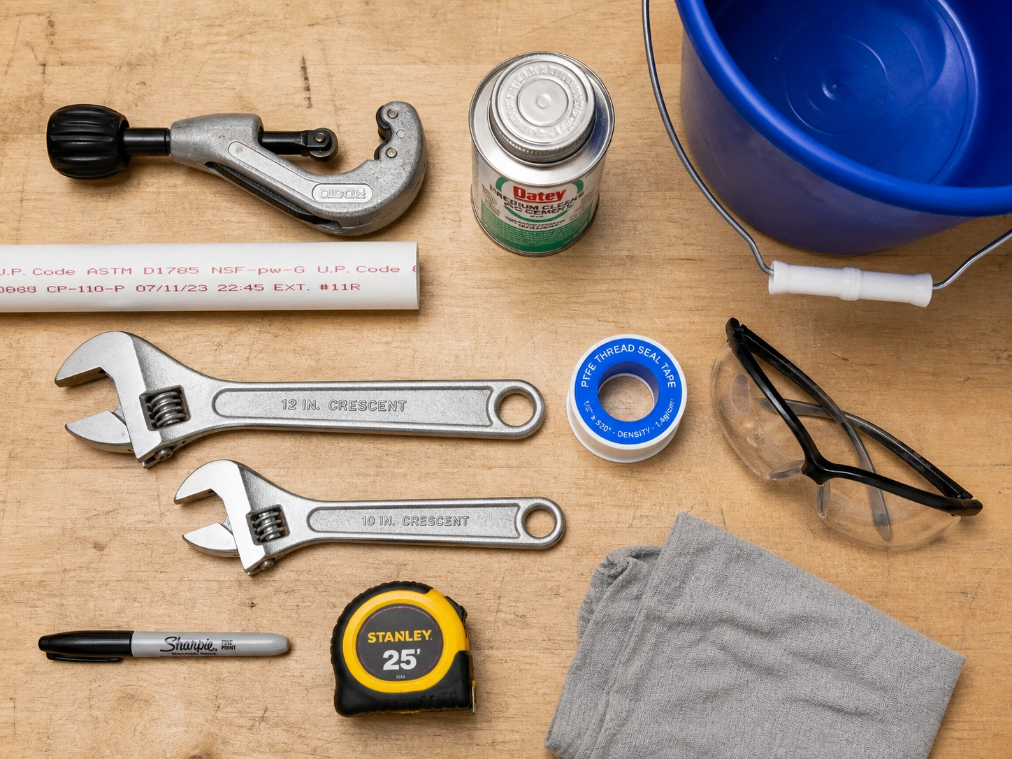 Essential tools for water softener installation