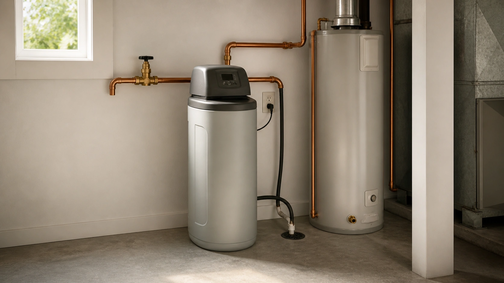 Water softener installation process