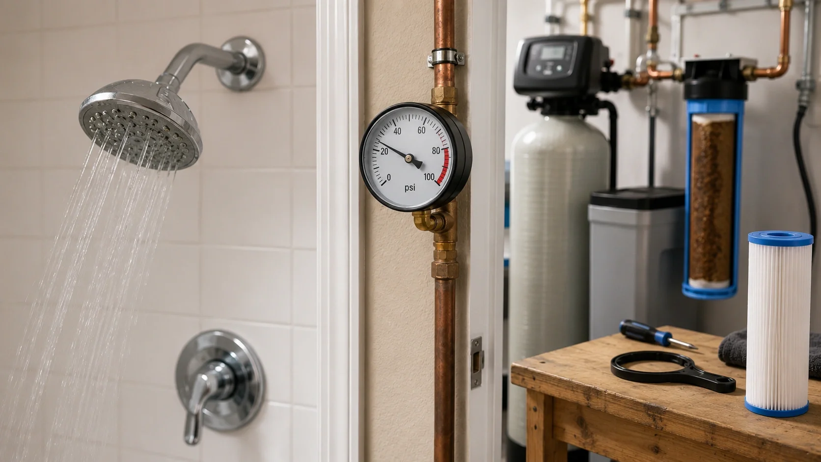 Troubleshooting water pressure issues
