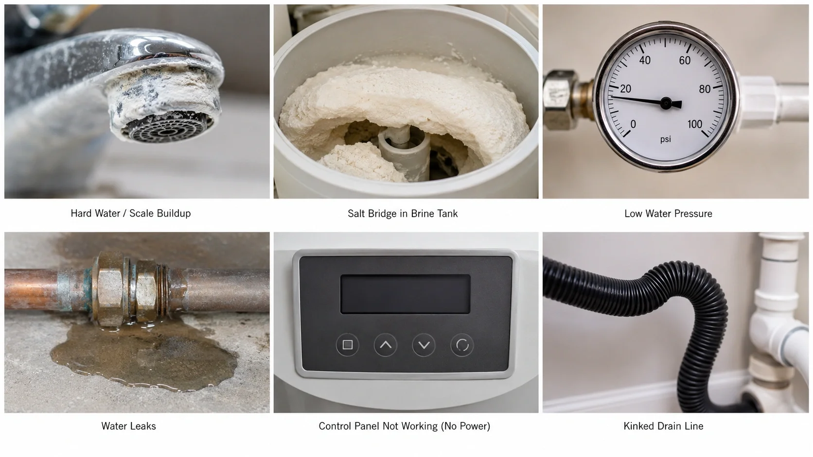 Overview of common water softener problems