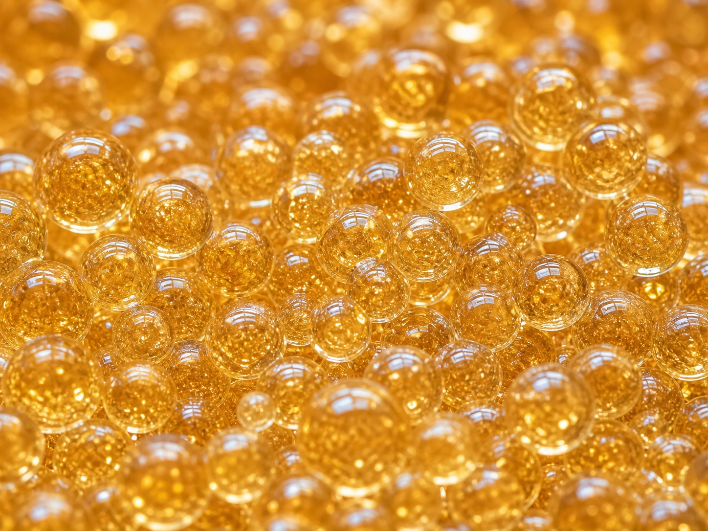 Resin beads used in water softener tank