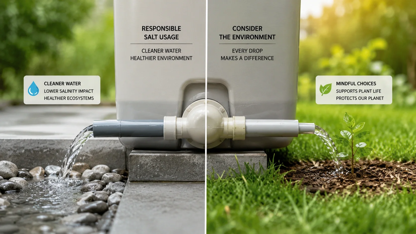 Environmental impact of water softener salt