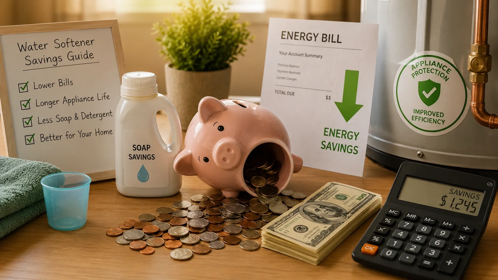 Potential savings with Culligan water softener