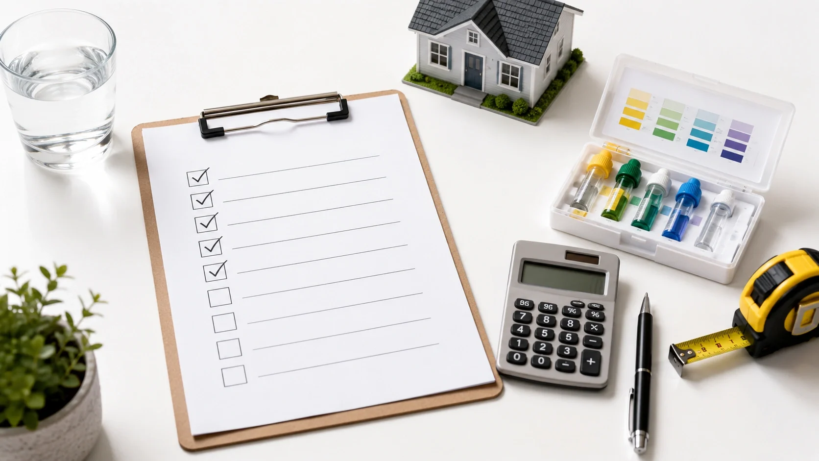 Quick checklist for water softener sizing